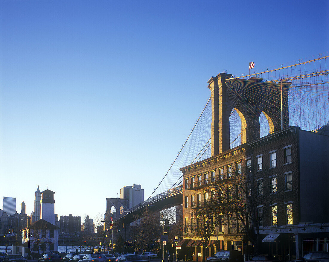 Old fulton Street, Brooklyn bridge, Brooklyn, New York, USA