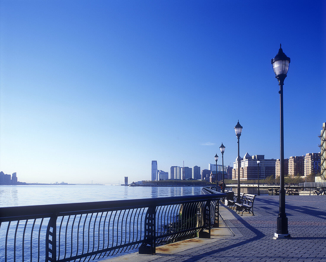 Waterfront, Financial district, Jersey City, New jersey, USA