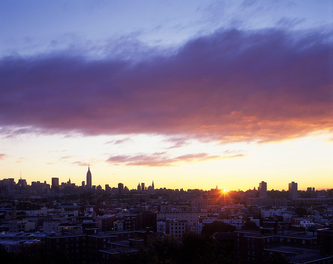Midtown skyline, Manhattan, New York, From hoboken, New jersey, USA