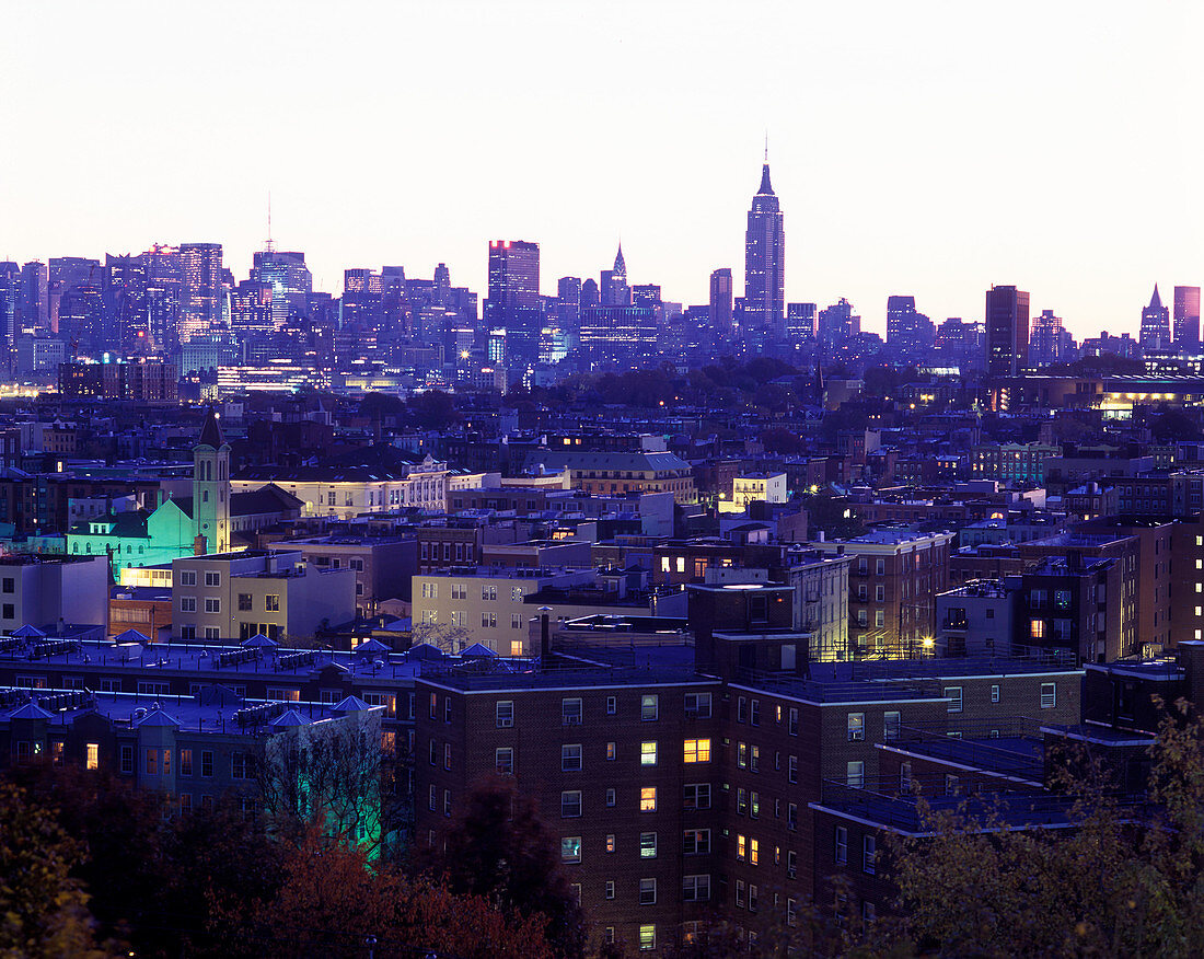 Midtown, Manhattan, From hoboken, New jersey, USA