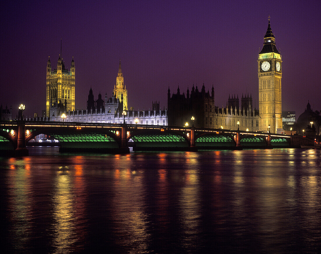 Houses of Parliament, Westminster Bridge, London, England, UK