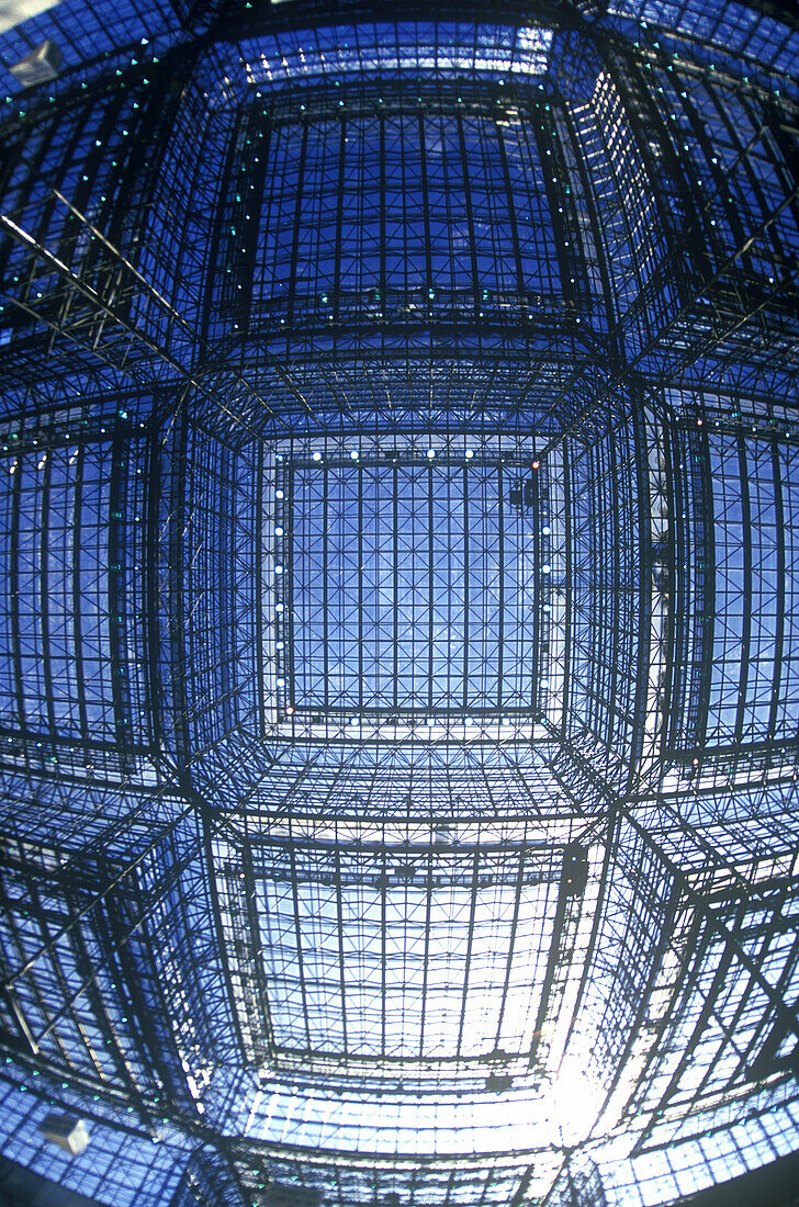 Architecture: roof, jacob javits center, Manhattan, New York, USA.