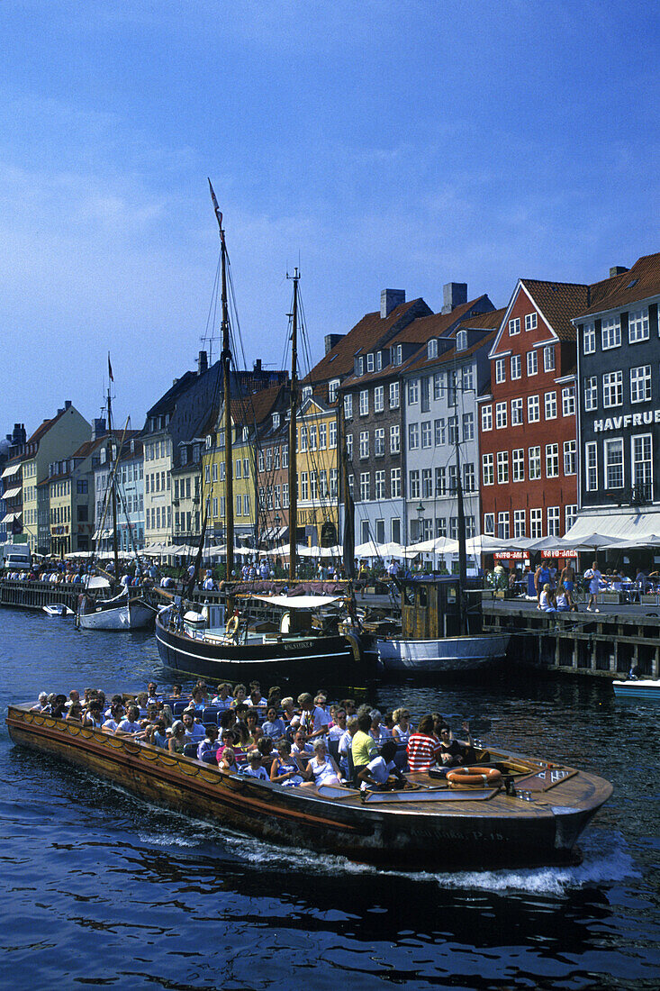 Nyhavn, Copenhagen, Denmark.