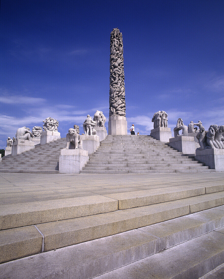 Vigeland sculpture park, Oslo, Norway.