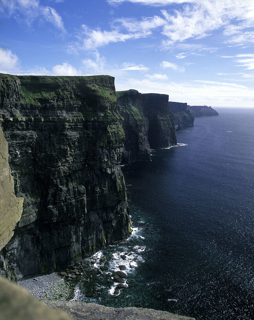 Scenic cliffs of moher, County clare coastline, Ireland.