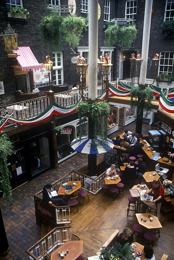 Cafes, Powerscourt center, Dublin, Ireland.