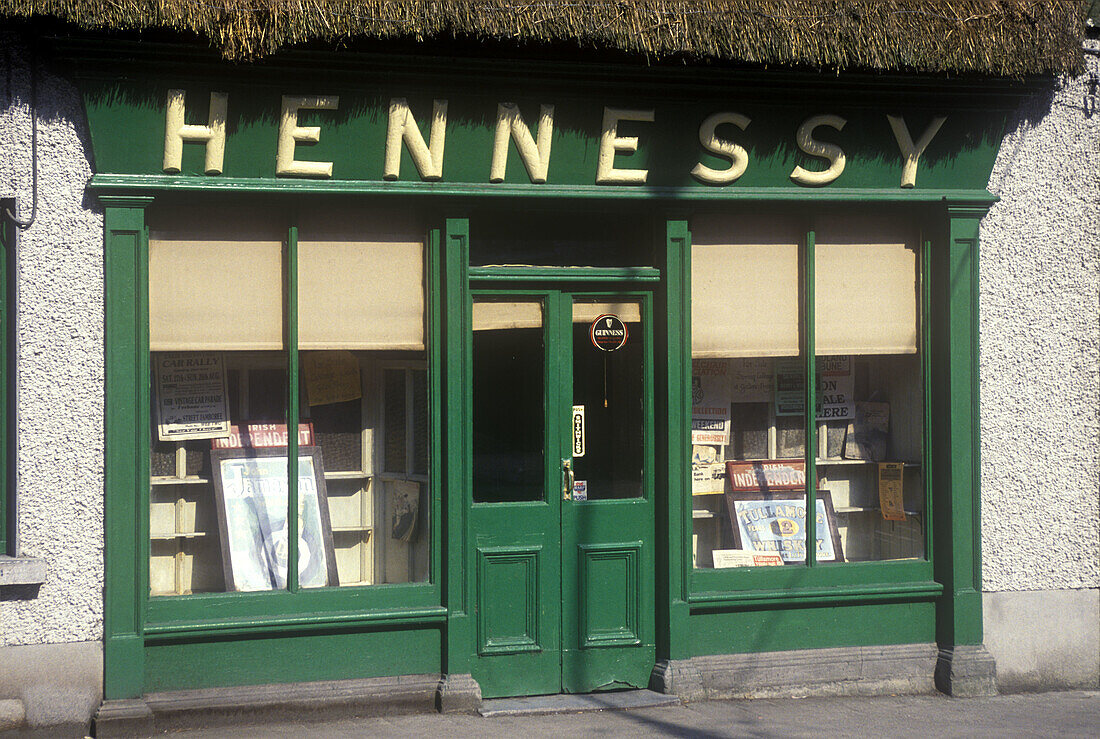 Hennessy pub, Ferbane, County offaly, Ireland.