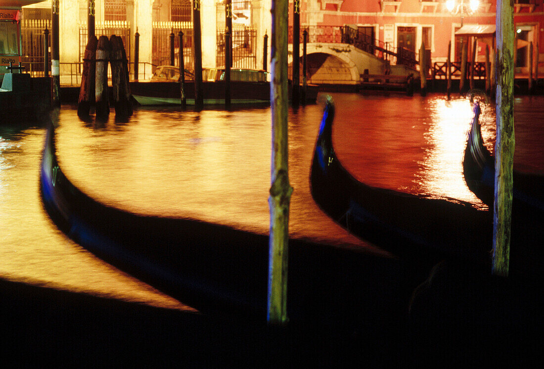 Gondolas. Grand Canal. Venice. Italy