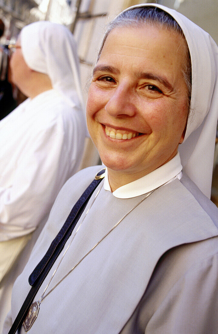 Nun. Vatican City, Rome. Italy