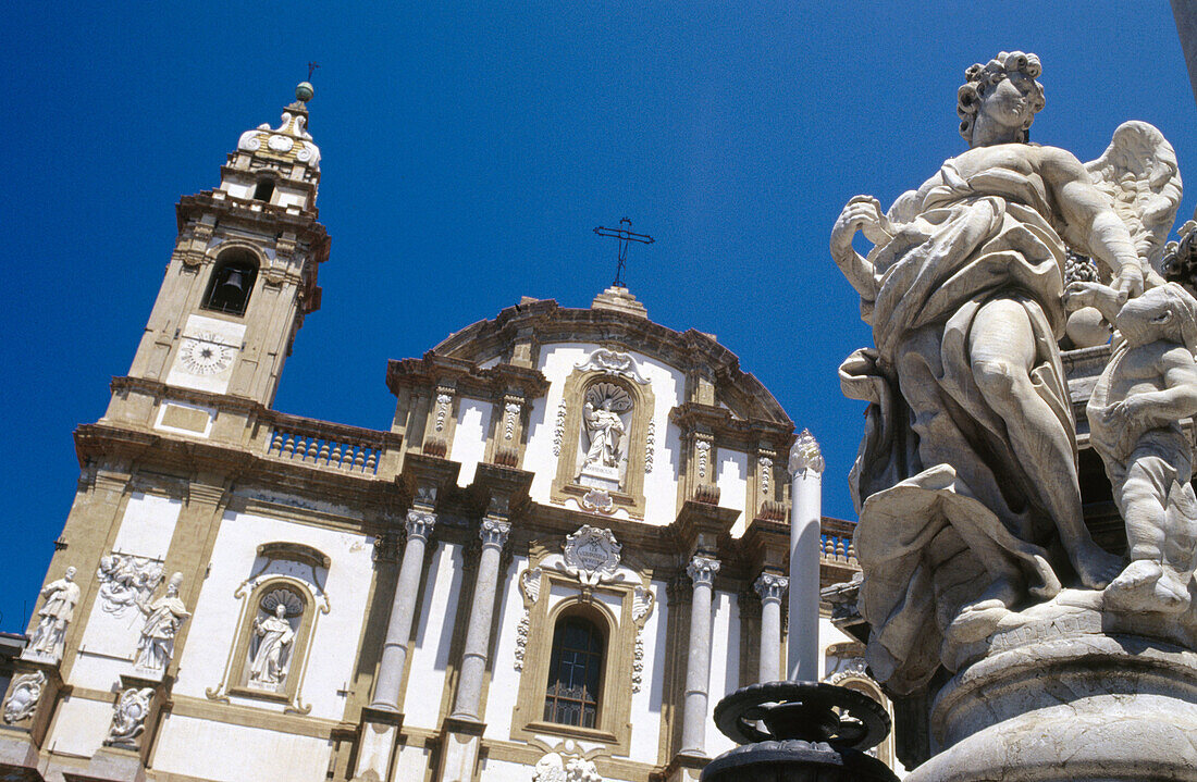 Church of San Domenico. Palermo. Sicily. Italy