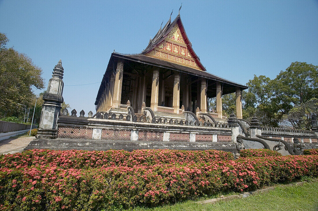 Haw Pha Kaew, Museum of Lao art. Vientiane. Laos