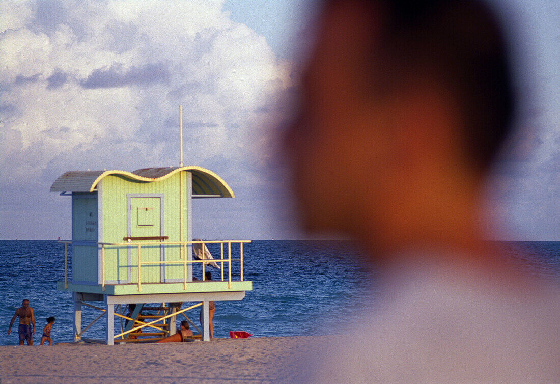 Lifeguard Station, South Beach, Miami Beach, Miami, USA