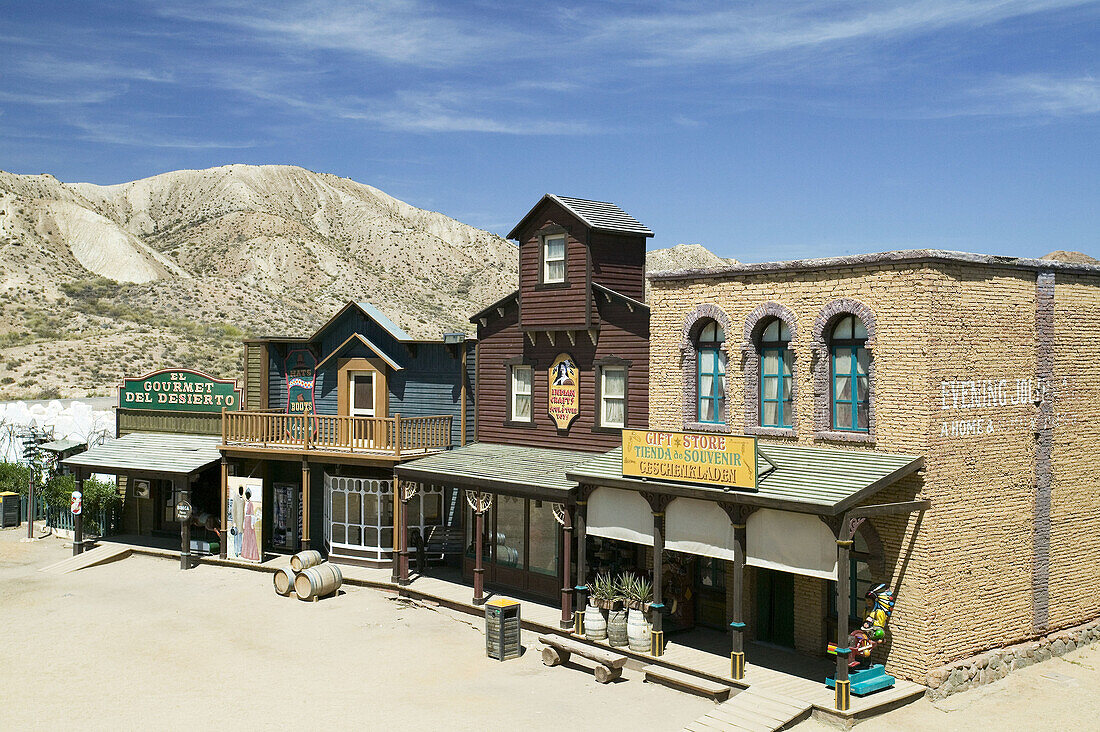 Film set of at Mini Hollywood near Tabernas. Almería province, Andalusia, Spain