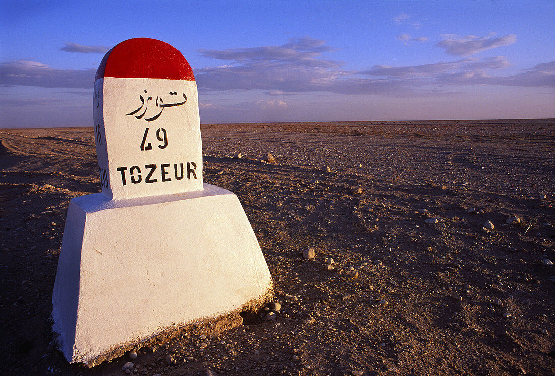 Chott el-Djerid. Sahara desert, Tunisia