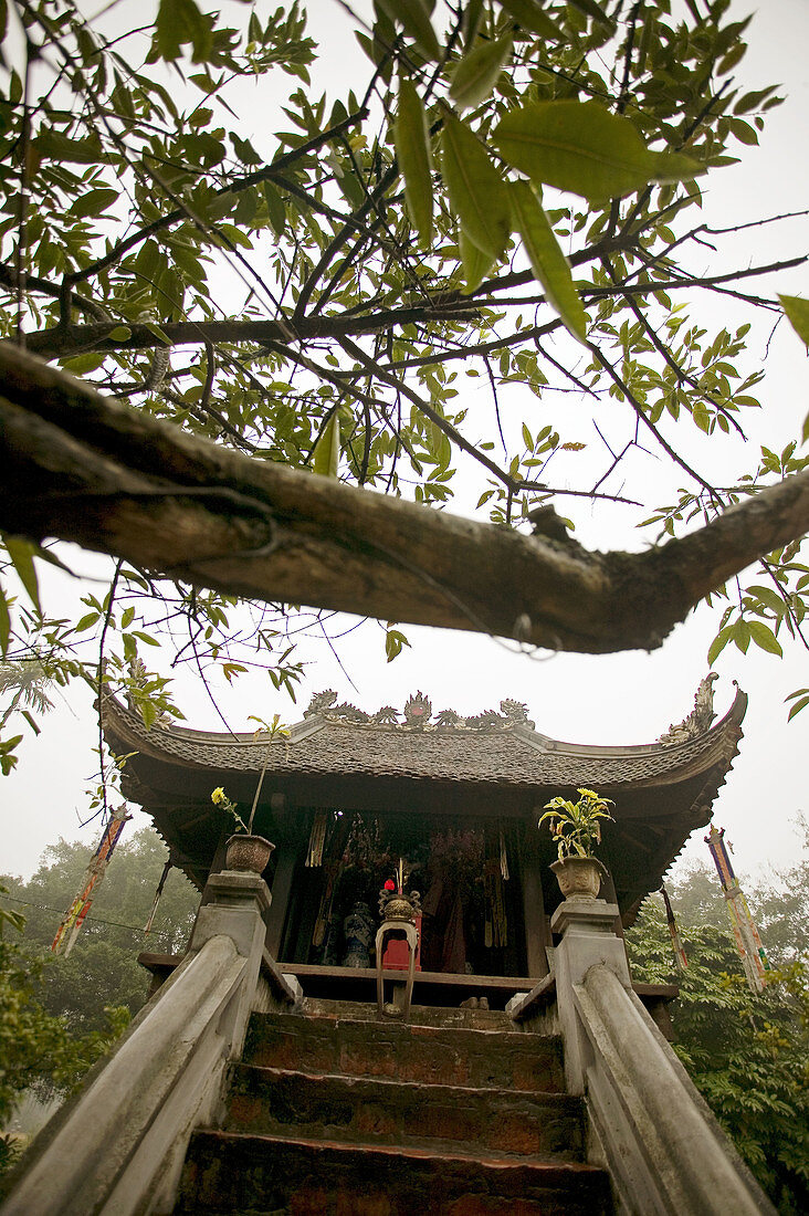 The One Pillar temple (Chua Mot Cot) , Hanoi, Vietnam