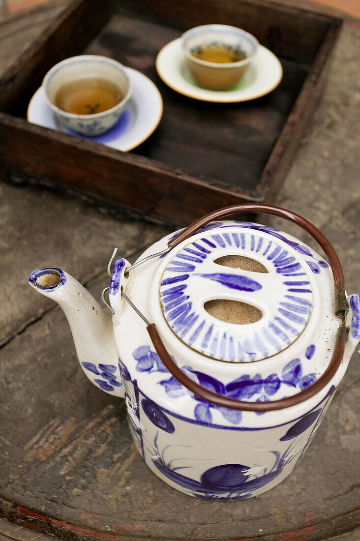 Tea, restaurant. Hanoi. Vietnam