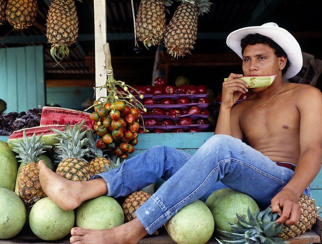 Fruit shop, Montezuma village. Nicoya Peninsula. Costa Rica
