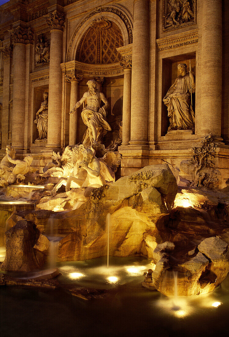 Trevi Fountain, Rome. Lazio, Italy