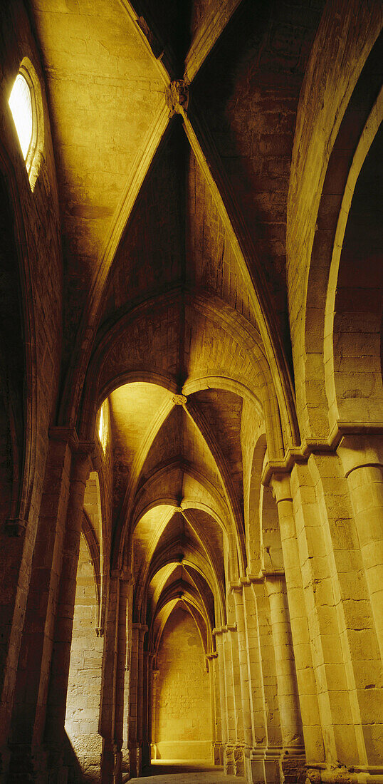 Church. Poblet monastery. Tarragona province. Spain