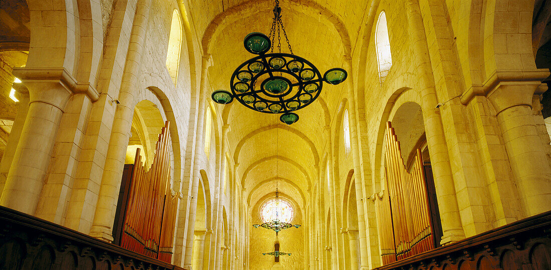 Church. Poblet monastery. Tarragona province. Spain