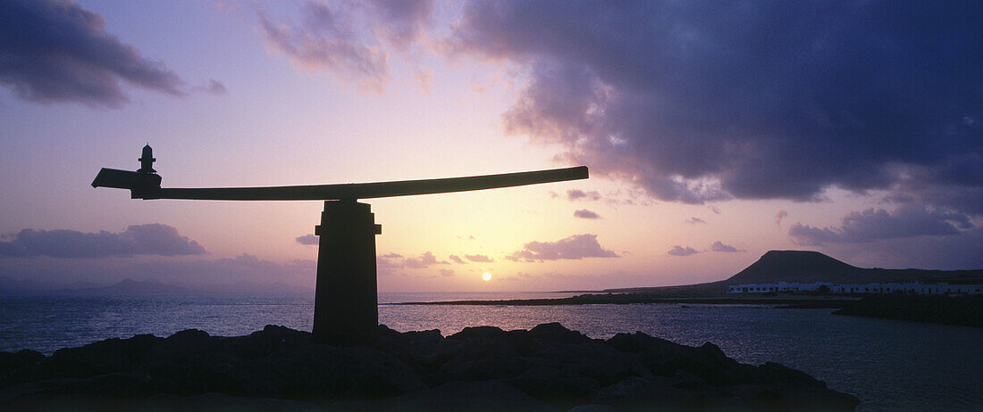 Port. La Graciosa island. Canary Islands. Spain