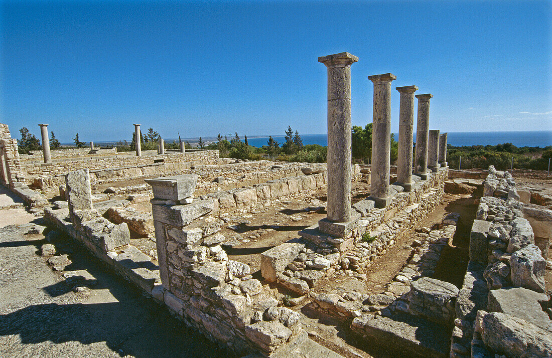 Ruins of the ancient town of Curium. Cyprus