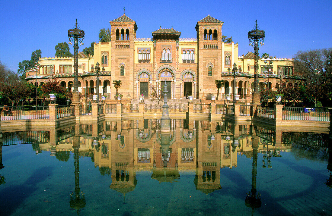 Museum of Popular Arts & Customs in Maria Luisa Park. Seville. Andalusia. Spain.