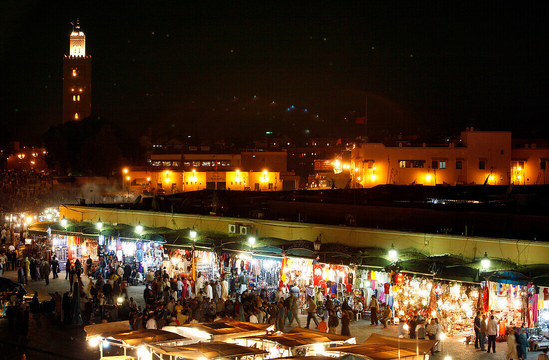 Jemaa El Fna city center, Marrakech, Morocco