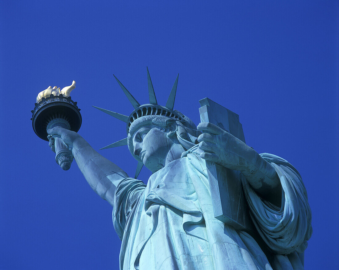 Statue of liberty, New York harbor, New York, USA