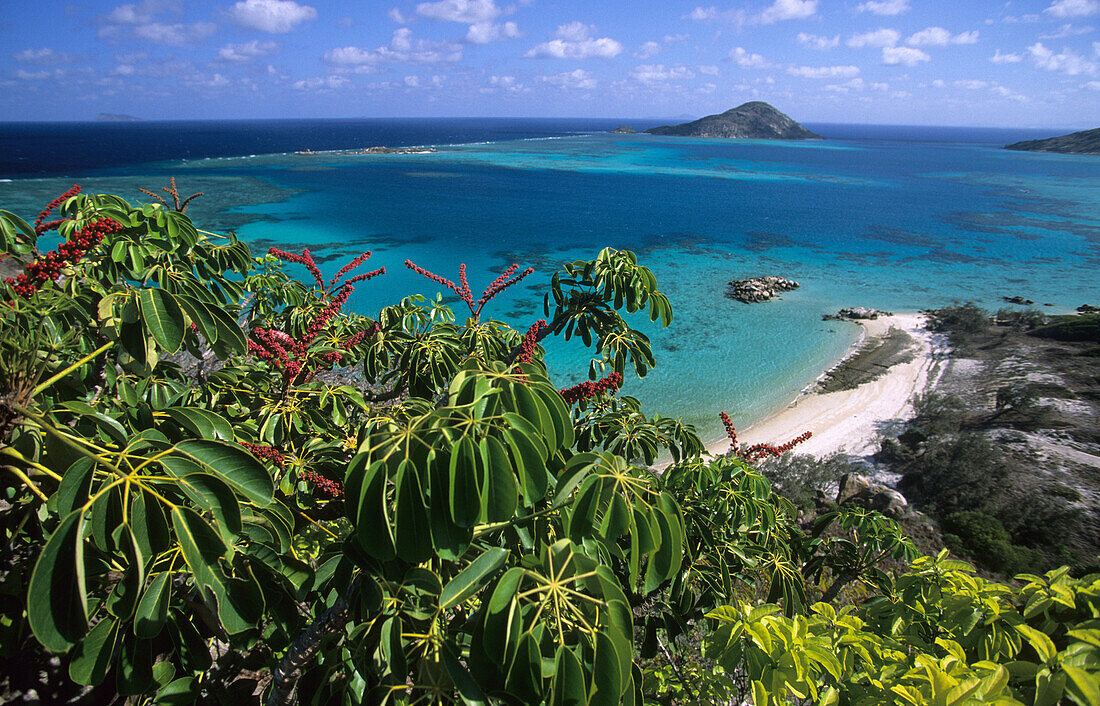 View over the Blue Lagoon, Lizard Island, Great Barrier Reef, Australia