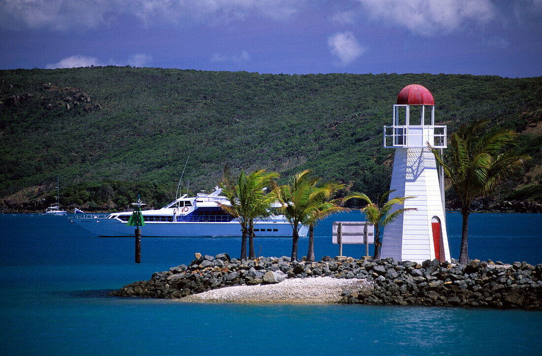 Lighthouse on Hamilton Island, Whitsunday Islands, Great Barrier Reef, Australia