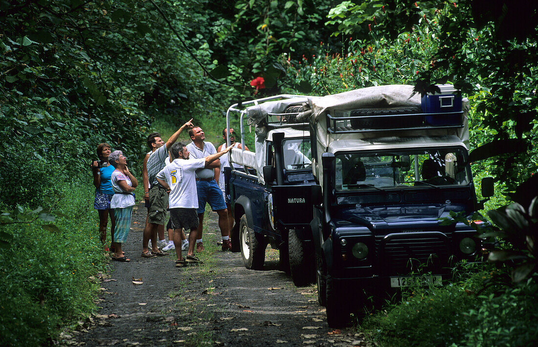 4x4, 4WD, Four-wheel drive tour of the island, Tahiti, French Polynesia, south sea