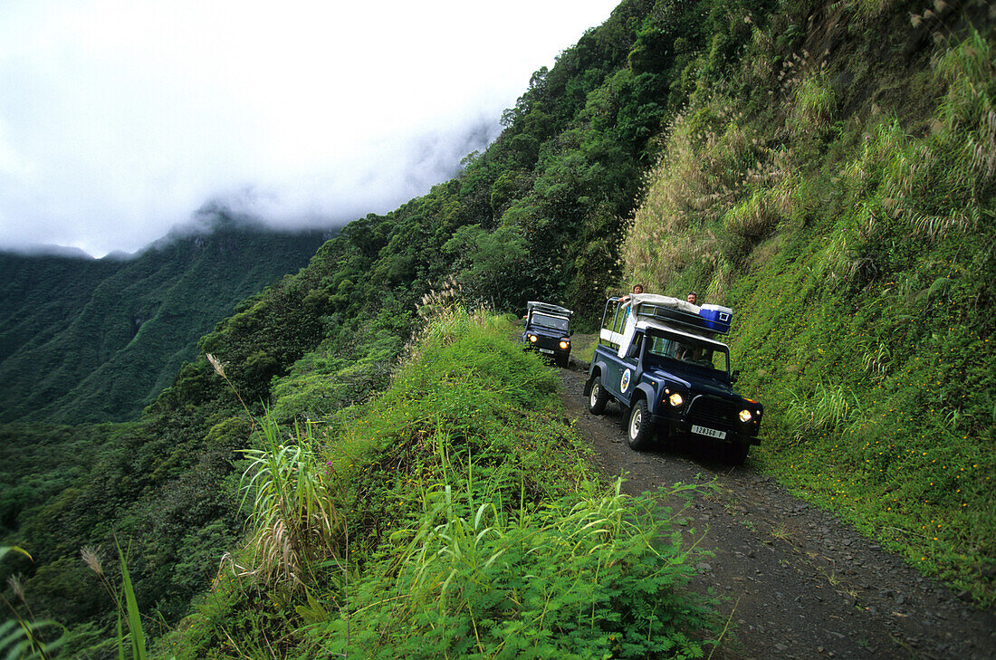 4x4, 4WD, Four-wheel drive tour of the island, Tahiti, French Polynesia, south sea
