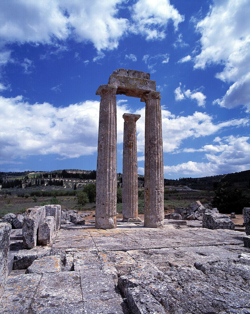 Archeological site. Argolis. Peloponnese. Greece