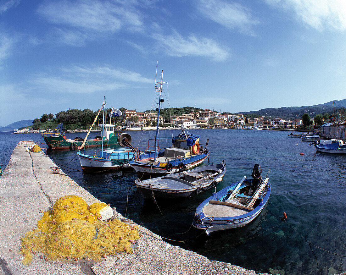 Fishing port. Kassiopi. Corfu. Greece