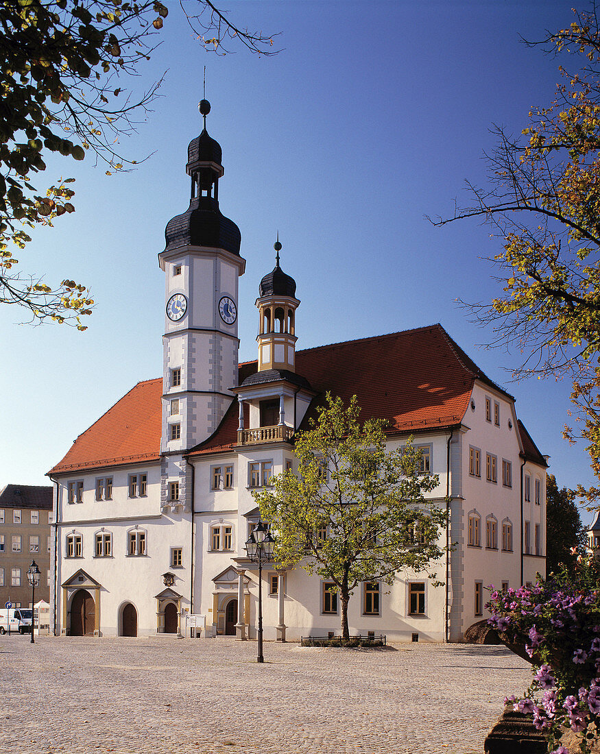 City Hall. Eisenberg. Thuringia. Germany