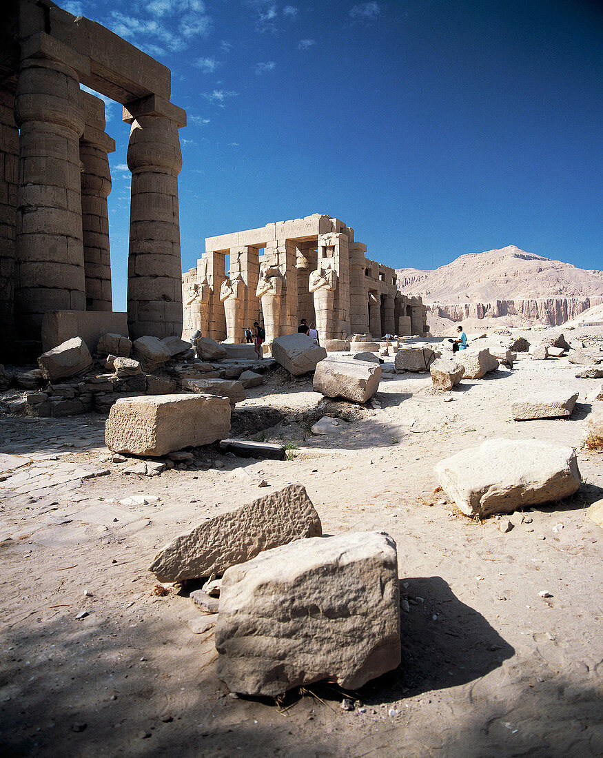 Egypt, Luxor, Ramesseum