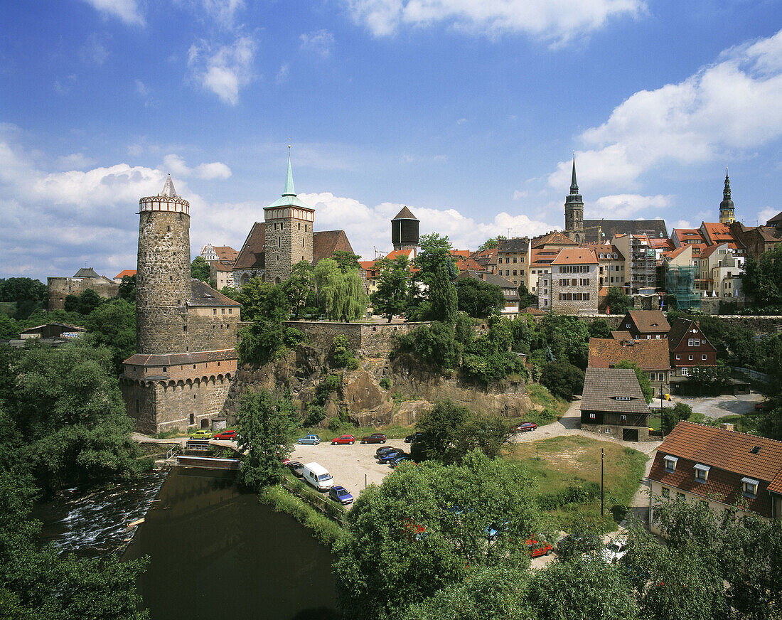 City view, Bautzen, Saxony, Germany