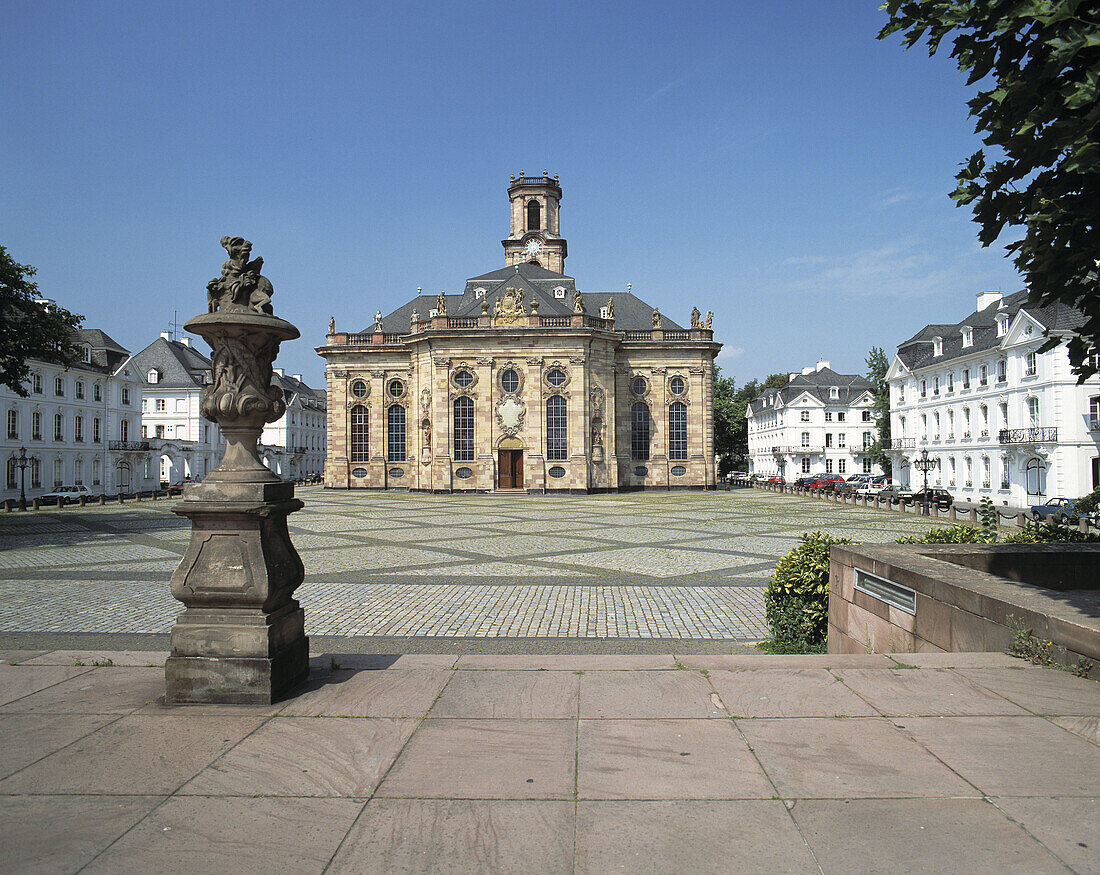 Ludwigskirche, Ludwigsplatz, Saarbrücken, Saarland, Germany