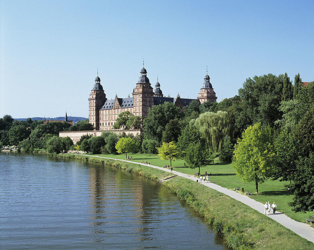 Johannisburg Castle, Aschaffenburg, Bavaria, Germany