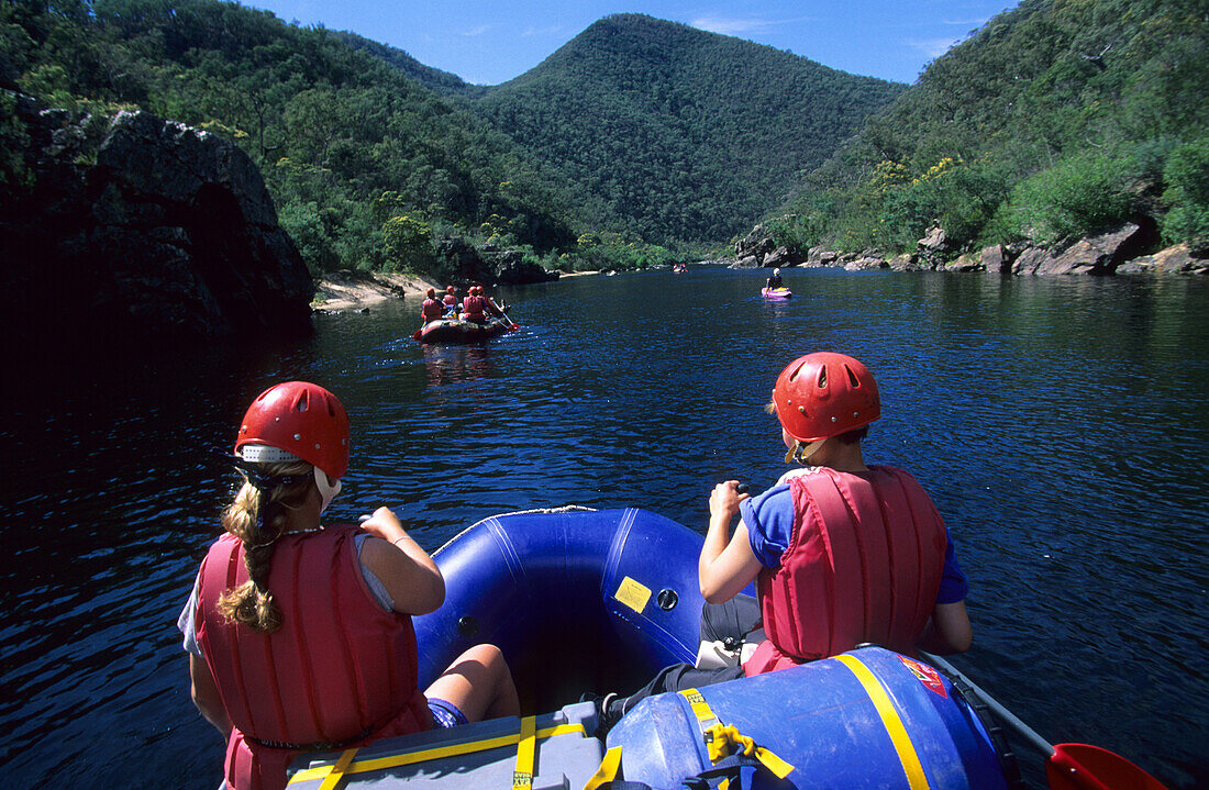 Rafting on the Snowy River, Snowy River National Park, Victoria, Australia