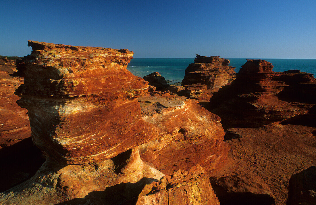 The rocks at Gantheaume Point, Broome, Western Australia, Australia