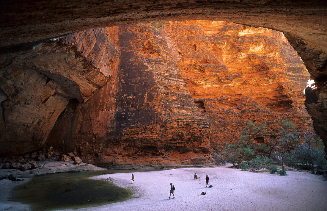 Cathedral Gorge in the Bungle Bungle Range, Purnululu National Park, Western Australia, Australia