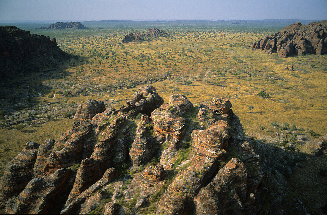 Luftaufnahme der Bungle Bungle Range, Purnululu National Park, Westaustralien, Australien