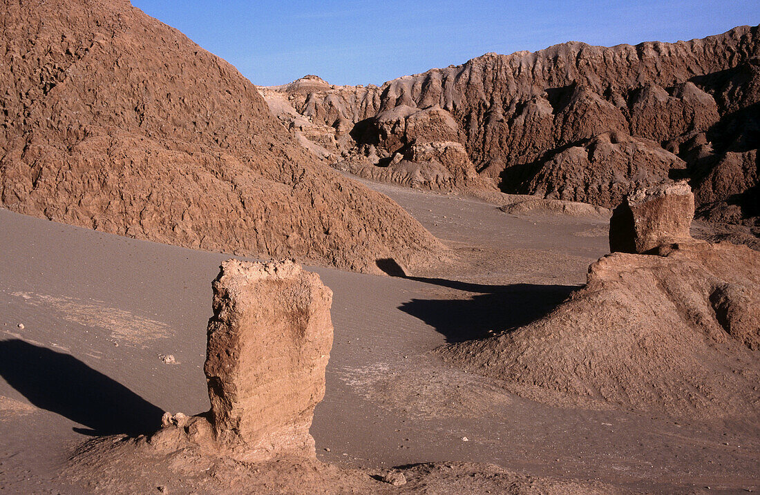 Valle de la Luna (Valley of the Moon ). Atacama desert. Chile