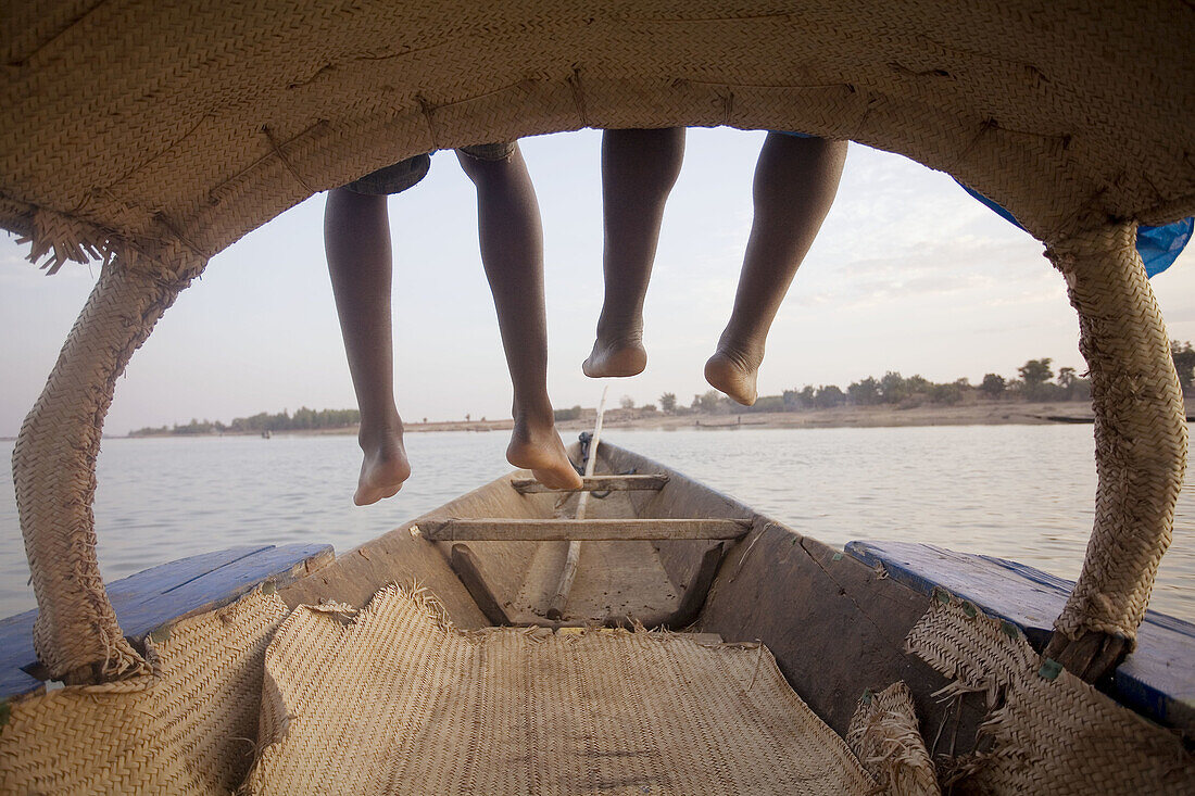 Niger river at Mopti, Mali, Africa