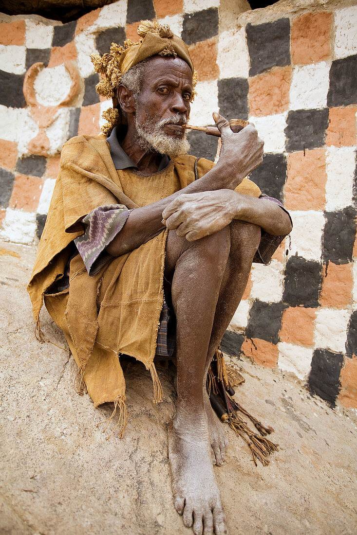 Council of Elders. The council of elders meet under the Toguna, which is sustained by pillars decorated with sculptures honouring fertility, Dogon Country, Mali, Africa