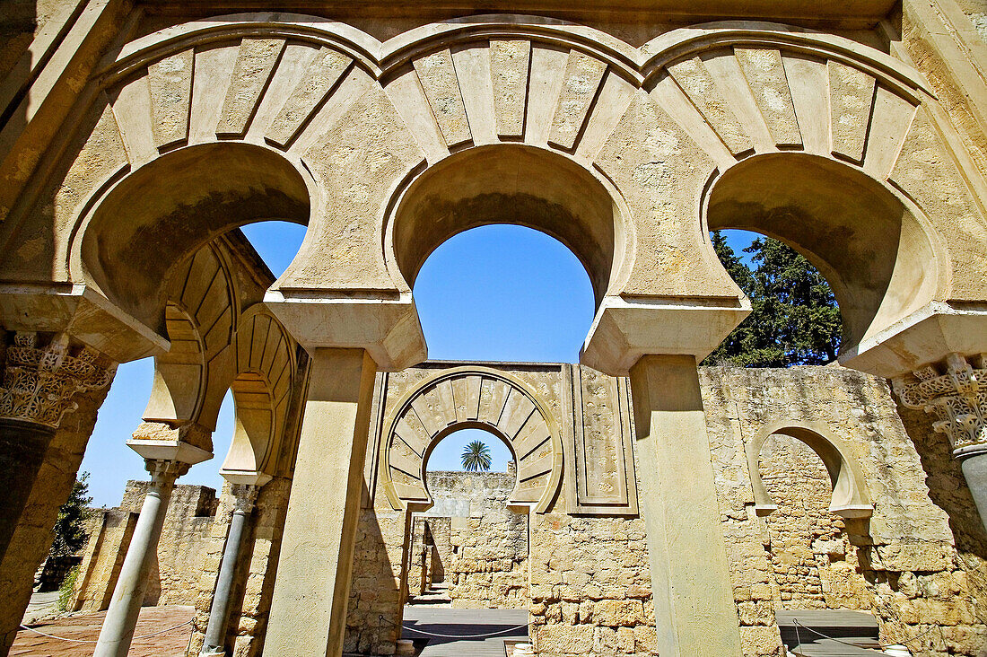 Ruins of Medina Azahara, palace built by caliph Abd al-Rahman III. Córdoba province, Andalusia, Spain
