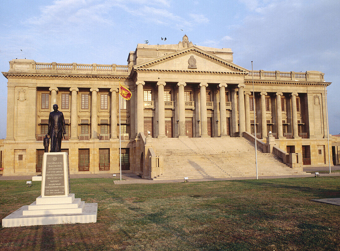 Old Parliament Building now the Presidential Secretariat, Colombo. Sri Lanka