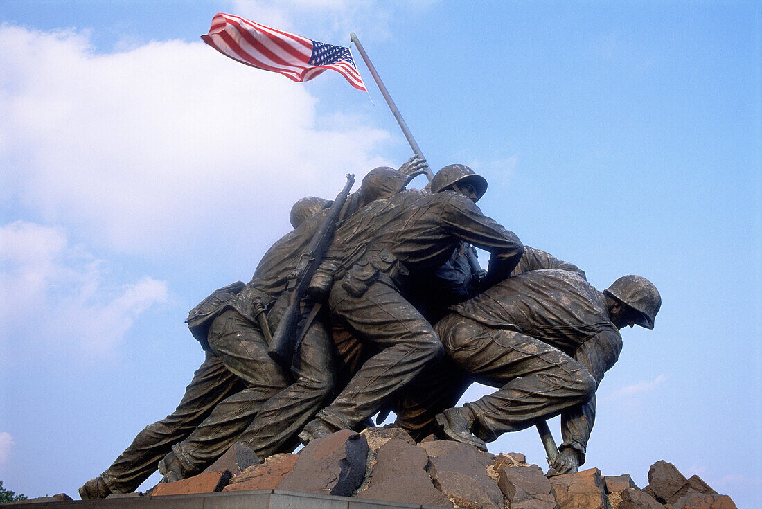 U.S. Marine Corps War Memorial. Arlington National Cemetery. Virginia. USA